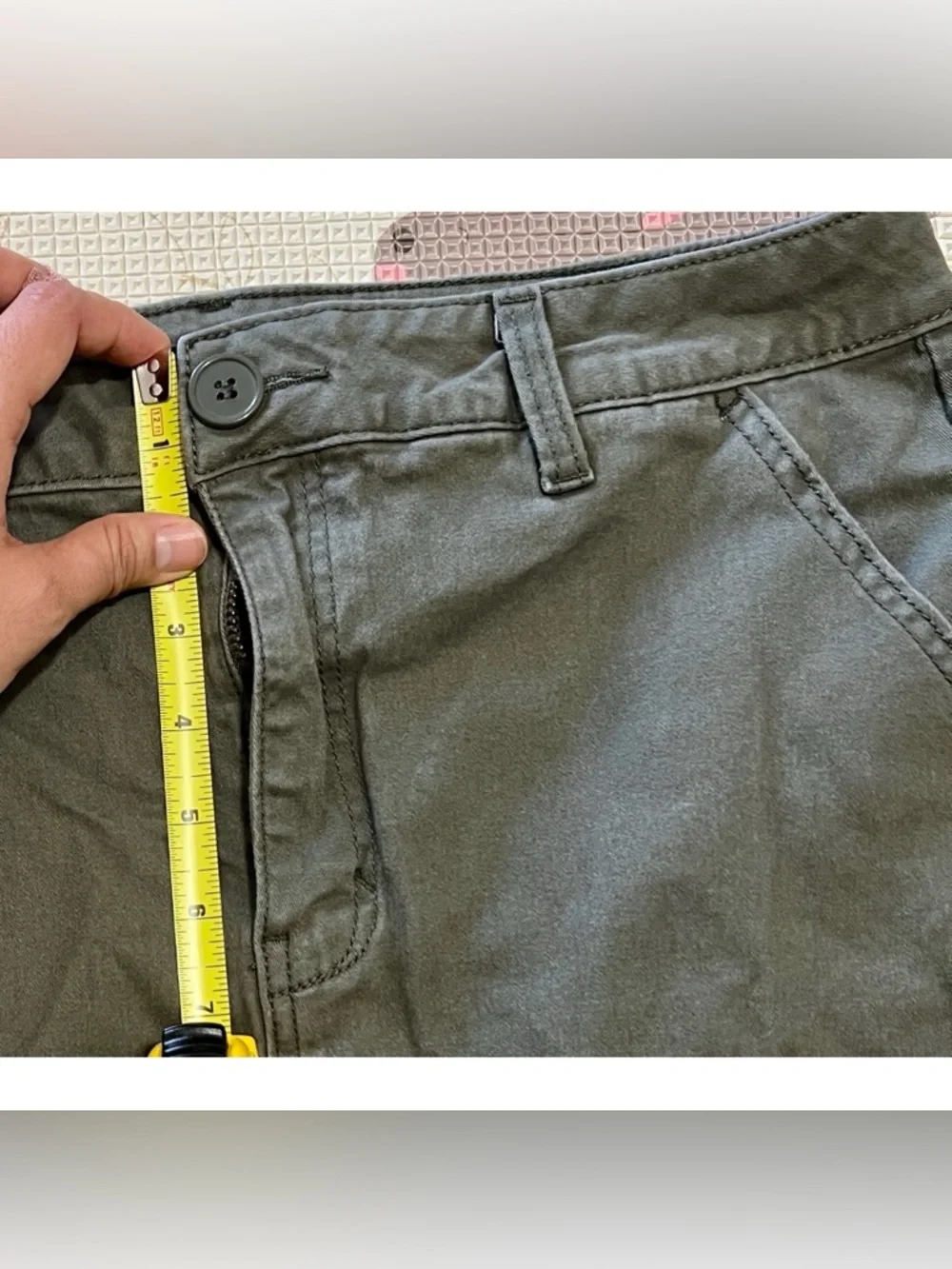 1822 Denim fern green midi cargo skirt US Women’s 12 - Picture 4 of 7